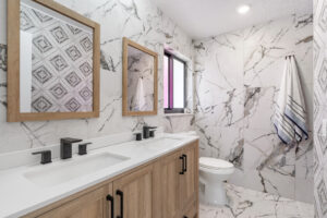 Modern Coastal Bathroom Remodel in South Florida